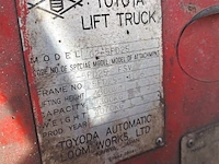 Diesel heftruck, toyota, 02-5fd25, 1989 - afbeelding 2 van  22