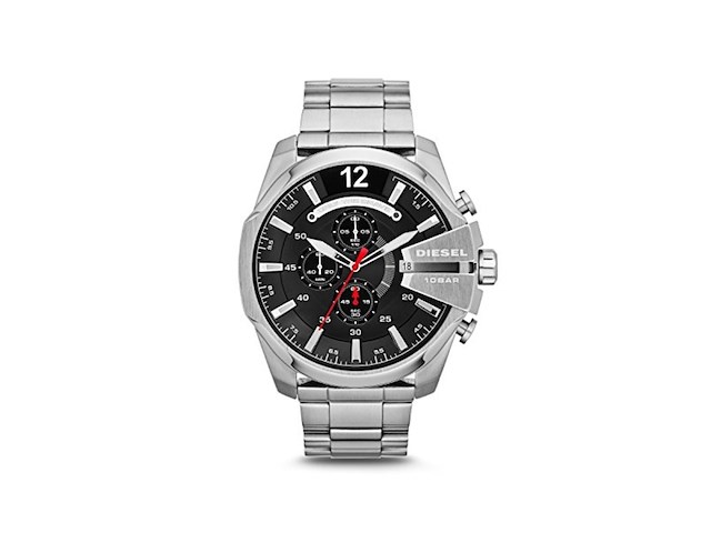 Diesel mega chief dz4308 heren horloge 51 mm zilverkleurig - afbeelding 1 van  1