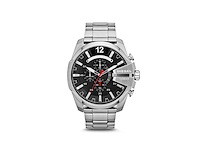 Diesel mega chief dz4308 heren horloge 51 mm zilverkleurig - afbeelding 1 van  1