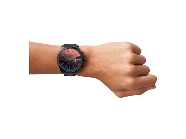 Diesel mega chief herenhorloge dz4318 zwart - afbeelding 2 van  2