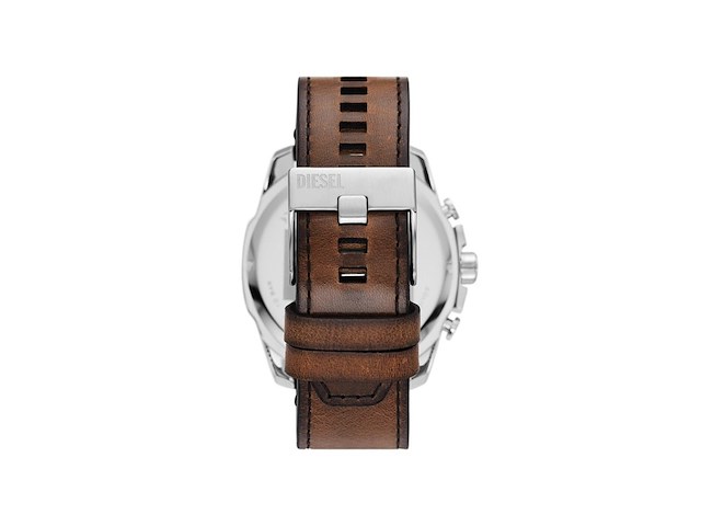 Diesel mega chief series horloge voor heren chronograaf uurwerk met leren band - afbeelding 3 van  5