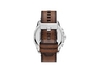 Diesel mega chief series horloge voor heren chronograaf uurwerk met leren band - afbeelding 3 van  5