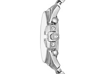 Diesel mega chief slim heren horloge 48 mm zilverkleurig - afbeelding 3 van  4