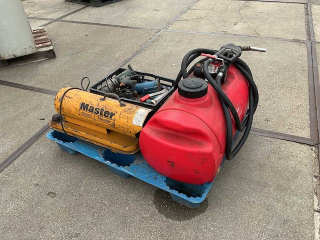 Diesel olie tank met pomp + heater - afbeelding 3 van  6