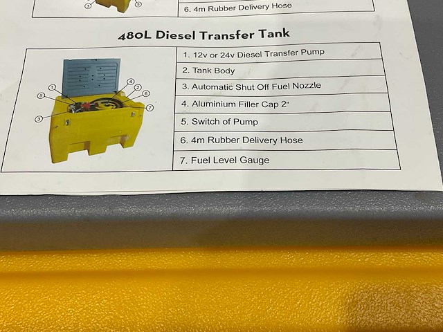 Diesel tank 480 liter - afbeelding 2 van  10