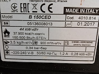 Dieselheater 36kw 230v master, b150ced, bouwjaar 2017 - afbeelding 6 van  7
