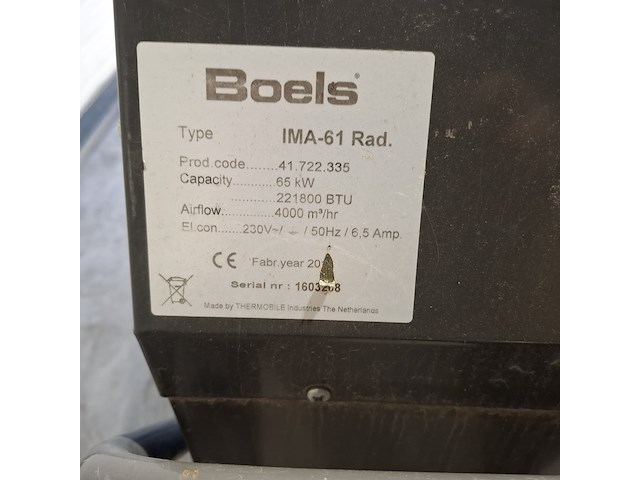 Dieselheater 61kw 230v thermobile, ima 61 r, 2016 - afbeelding 5 van  13