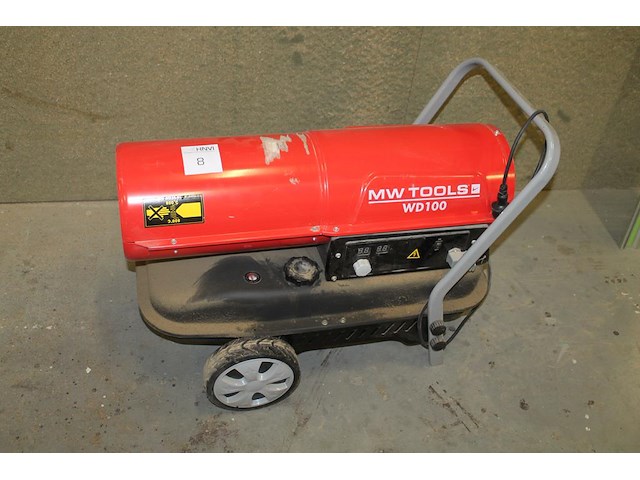 Dieselheater mw tools wd 100 30kw. bouwjaar 2020. - afbeelding 1 van  4
