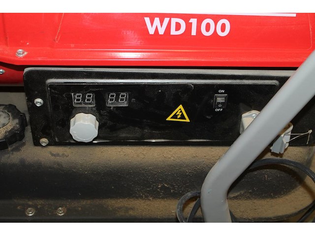 Dieselheater mw tools wd 100 30kw. bouwjaar 2020. - afbeelding 3 van  4