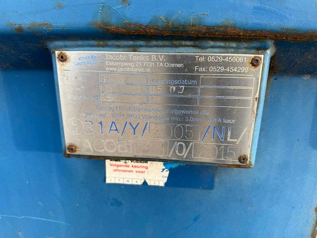Dieseltank 995l - afbeelding 7 van  7
