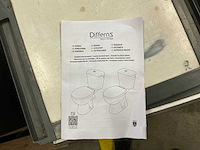 Differns duoblok basic toilet - afbeelding 4 van  4