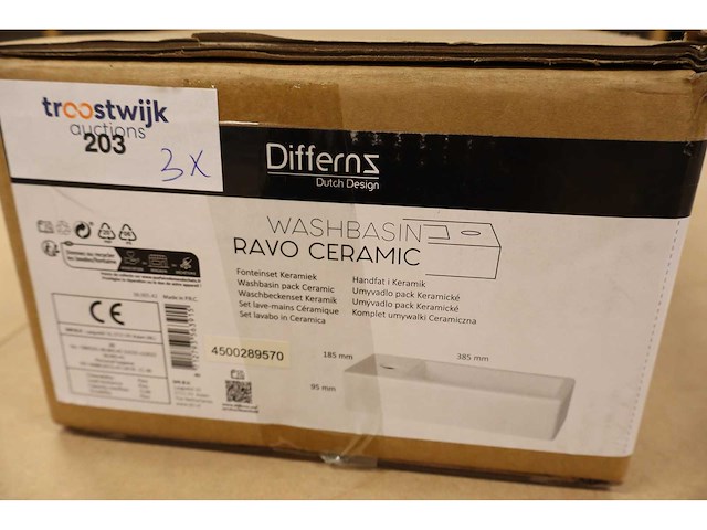 Differnz - ravo - - kleine wastafel (3x) - afbeelding 4 van  7