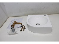 Differnz cleo fonteinset wasbak keramiek wit - afbeelding 5 van  5