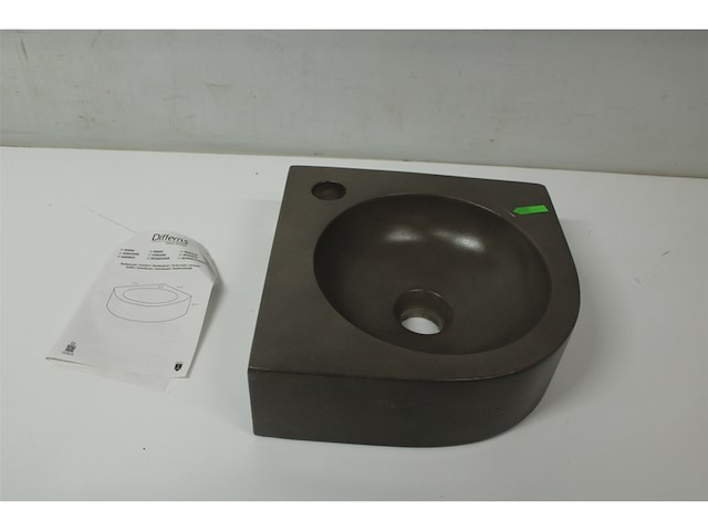 Differnz cleo hoekfontein beton donkergrijs - afbeelding 2 van  3