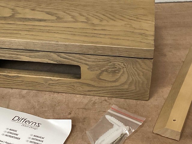 Differnz dark oak planchet voor waskom - afbeelding 2 van  2