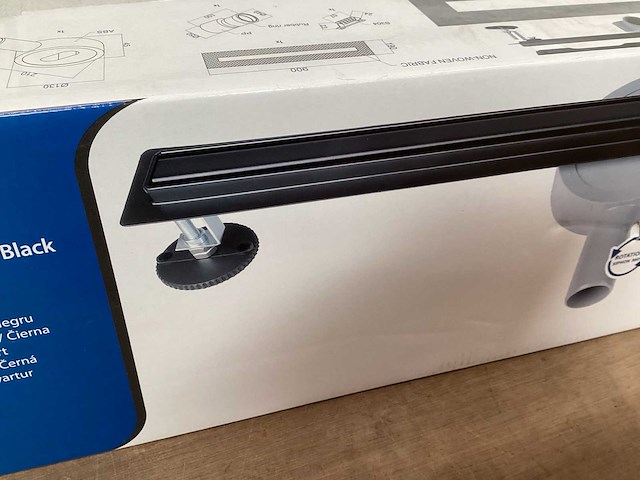 Differnz douchegoot matzwart 70 cm - afbeelding 2 van  6