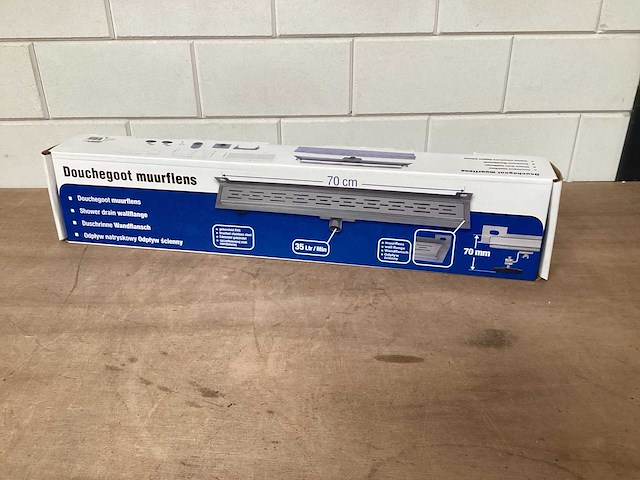 Differnz douchegoot rvs 70 cm - afbeelding 1 van  5