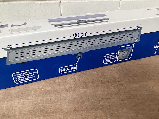 Differnz douchegoot rvs 90 cm - afbeelding 3 van  10