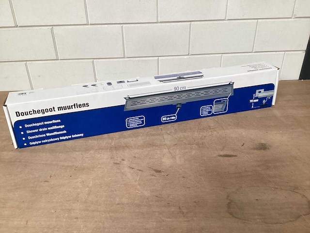 Differnz douchegoot rvs 90 cm - afbeelding 1 van  9