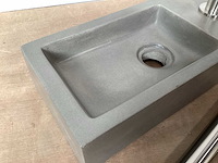 Differnz ethan toiletfontein met mat rvs garnituur, complete set - afbeelding 6 van  7