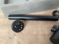 Differnz ethan toiletfontein met matzwart garnituur, complete set - afbeelding 3 van  4