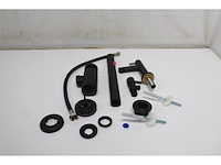 Differnz fontein installatie set sifon afvoerplug mat zwart - afbeelding 2 van  3