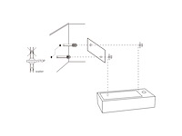 Differnz fontein ravo wit 38.5x18.5x9 cm - afbeelding 3 van  6