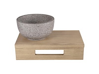 Differnz fonteinplank hout 40x25x10cm licht eiken - afbeelding 2 van  3