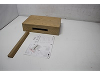 Differnz fonteinplank hout 40x25x10cm licht eiken - afbeelding 3 van  3