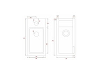 Differnz helios fontein toilet rechts set keramiek wit - afbeelding 2 van  3