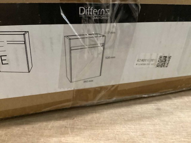 Differnz hura glossy white wastafelmeubel onderbouw - afbeelding 2 van  3