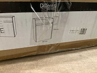 Differnz hura glossy white wastafelmeubel onderbouw - afbeelding 2 van  3