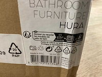 Differnz hura glossy white wastafelmeubel onderbouw - afbeelding 3 van  3