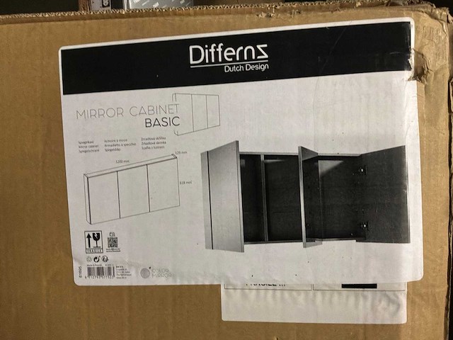 Differnz mirror cabinet classic spiegelkast - afbeelding 1 van  4