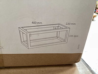 Differnz ophangrek voor wasbak, matzwart - afbeelding 3 van  4