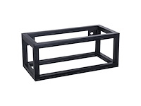 Differnz ravo fonteinset wasbak keramiek wit rechte kraan mat zwart met handdoekrek zwart - afbeelding 3 van  4