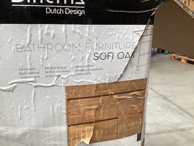 Differnz sofi oak badkamerkast onderbouw - afbeelding 5 van  5