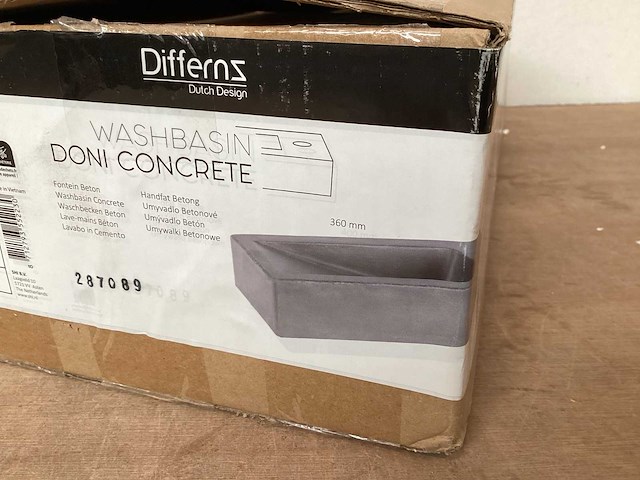 Differnz wasbak doni beton - afbeelding 3 van  3