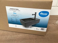 Differnz wasbak ethan beton, complete set - afbeelding 1 van  3