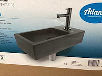 Differnz wasbak ethan beton, complete set - afbeelding 2 van  3