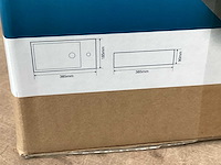 Differnz wasbak ethan beton, complete set - afbeelding 3 van  3