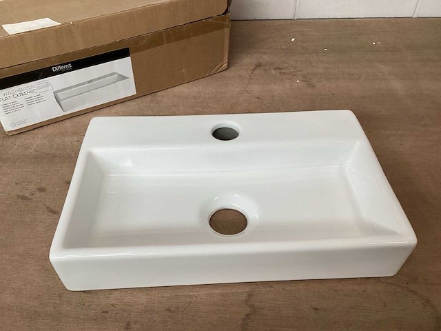 Differnz wasbak flat ceramic - afbeelding 1 van  5