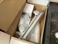 Differnz wasbak furan natuursteen, complete set - afbeelding 3 van  3