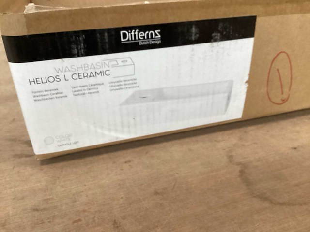 Differnz wasbak helios l ceramic - afbeelding 3 van  4