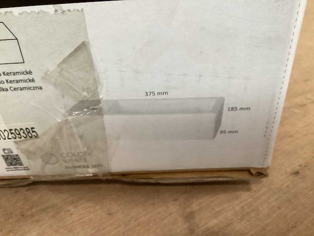 Differnz wasbak helios l ceramic - afbeelding 4 van  4