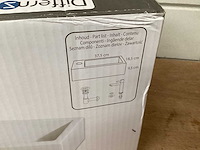 Differnz wasbak helios wit keramiek, complete set - afbeelding 2 van  3