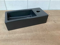 Differnz wasbak hura ceramic zwart - afbeelding 1 van  5