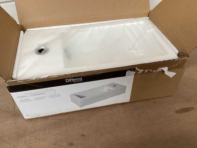 Differnz wasbak hura l ceramic - afbeelding 1 van  4