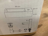 Differnz wasbak jukon beton, complete set - afbeelding 1 van  3