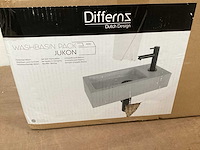 Differnz wasbak jukon beton, complete set - afbeelding 1 van  3